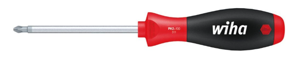 Wiha Schroevendraaier | maat PH 0 | klinglengte 60 mm | meercomponentengreep | ronde kling | 1 stuk - 00754 - 00754