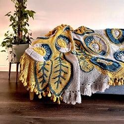 Floral Blooms Blanket - The Queen of Loops Garen- en Haakpakket