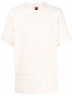 Ferrari t-shirt à logo embossé - Tons neutres