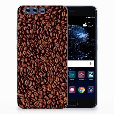 Huawei P10 Plus | Siliconen Case | Koffiebonen