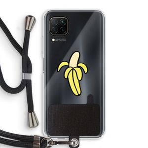 Banana: Huawei P40 Lite Transparant Hoesje met koord