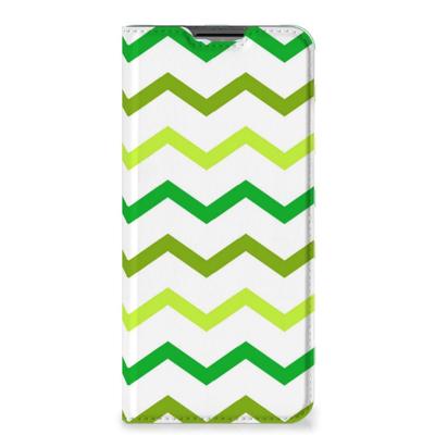OPPO A54s | A16 | A16s | Hoesje met Magneet | Zigzag Groen OPPO A54s | A16 | A16s | Hoesje met Magneet | Zigzag Groen