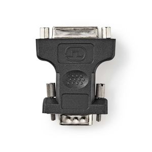 Nedis VGA-Adapter | VGA Male | DVI-I 24+5-Pins Female | Zwart | 1 stuks - CCGP32901BK CCGP32901BK