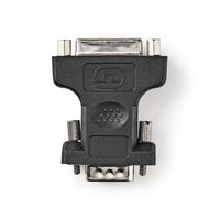 Nedis VGA-Adapter | VGA Male | DVI-I 24+5-Pins Female | Zwart | 1 stuks - CCGP32901BK CCGP32901BK Nedis VGA-Adapter | VGA Male | DVI-I 24+5-Pins Female | Zwart | 1 stuks - CCGP32901BK CCGP32901BK