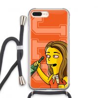 Jamie Lee Simpson: iPhone 8 Plus Transparant Hoesje met koord