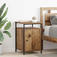 Nachtkastje 2 pcs Oud hout 40 x 42 x 60cm Bewerkt hout