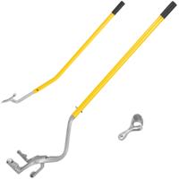 44 cm tot 62 cm Bandendemontagegereedschap met Stalen Kralenhouder Gereedschapsset voor Het Verwijderen van Vrachtwagenbanden Geel