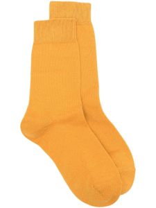 Liska chaussettes 3/4 en cachemire - Jaune