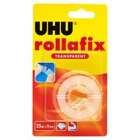 UHU rollafix refill 36945 Plakband Transparant (l x b) 25 m x 19 mm 1 stuk(s) - thumbnail