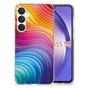 TPU Hoesje voor Samsung Galaxy A55 Regenboog