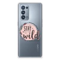 OPPO Reno 6 Pro Plus 5G Telefoonhoesje met Naam Boho Stay Wild