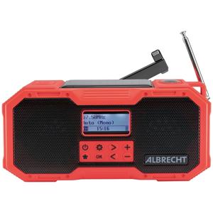 Albrecht DR 112 DAB radio Rood