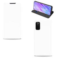 Samsung Galaxy S20 | Bookcase | met Pashouder Wit Samsung Galaxy S20 | Bookcase | met Pashouder Wit