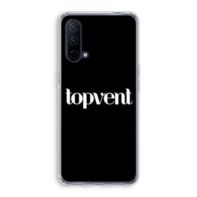 Topvent Zwart: OnePlus Nord CE 5G Transparant Hoesje