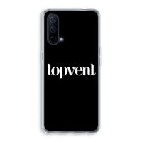 Topvent Zwart: OnePlus Nord CE 5G Transparant Hoesje