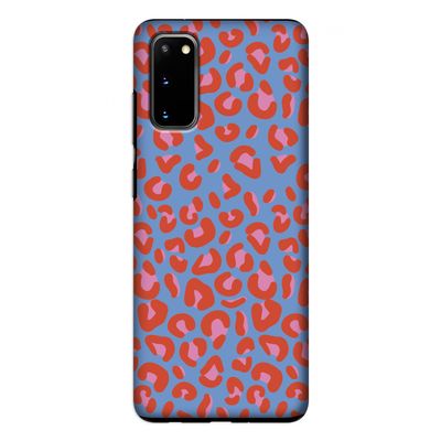 Leopard blue: Samsung Galaxy S20 Tough Case