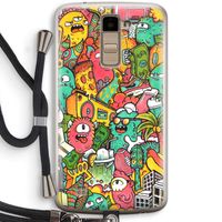Vexx City: LG K10 (2016) Transparant Hoesje met koord