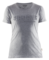 Blåkläder Dames T-Shirt 3D 34311043 | Grijs Mêlee | Maat 3XL - 7330509770917