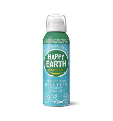 Natuurlijke deo natural air spray cedar lime