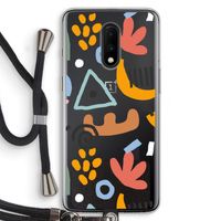 Abstract: OnePlus 7 Transparant Hoesje met koord