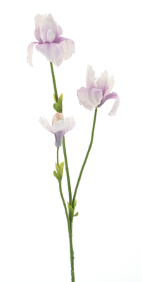 Iris spray Fletcher pink 103 cm kunstbloem - Nova nature