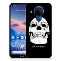 Silicone Back Case Nokia 5.4 Skull Eyes