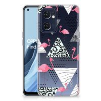 OPPO Reno 7 5G | Find X5 Lite TPU Hoesje Flamingo Triangle