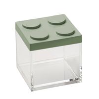 Omada - Brickstore Opbergbox 0,5 liter - Kunststof - Transparant - thumbnail