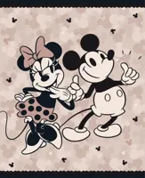 Mickey en Minnie Mouse fleece plaid 130 x 160 cm - polyester