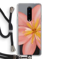 Pink Ellila Flower: OnePlus 8 Transparant Hoesje met koord