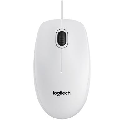 Logitech B100 Muis Wit