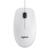 Logitech B100 Muis Wit - thumbnail