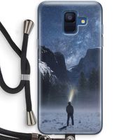 Wanderlust: Samsung Galaxy A6 (2018) Transparant Hoesje met koord