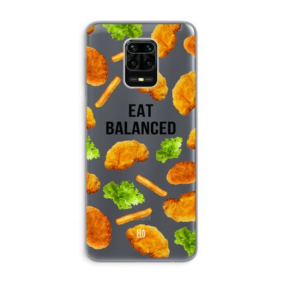 Eat Balanced: Xiaomi Redmi Note 9 Pro Transparant Hoesje