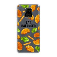 Eat Balanced: Xiaomi Redmi Note 9 Pro Transparant Hoesje