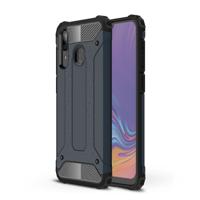 Magic Armor TPU + PC combinatie Case voor Galaxy A30 (marineblauw)