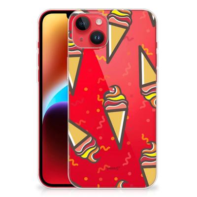 iPhone 14 Plus | Siliconen Case | Icecream