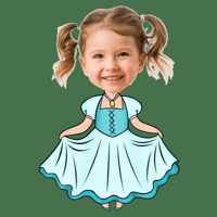Cartoon kussen - Prinses - Pillow Buddies