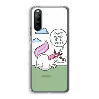 Unicorn: Sony Xperia 10 III Transparant Hoesje