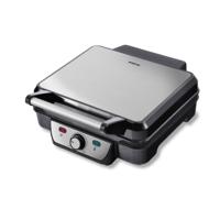 Contactgrill inventum 1800 watt zwart rvs