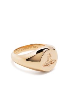 Vivienne Westwood Orb-engraved silver ring