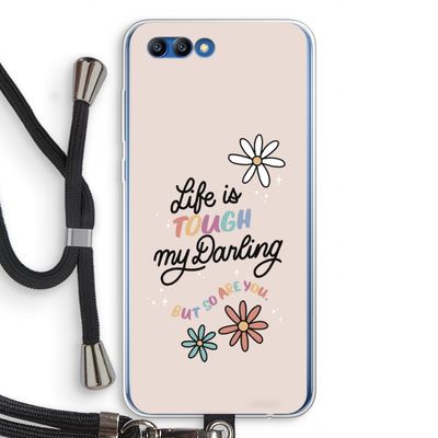 Tough Life: Honor 10 Transparant Hoesje met koord
