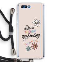 Tough Life: Honor 10 Transparant Hoesje met koord