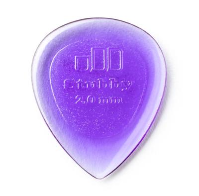 Dunlop Stubby Jazz 2.0mm Plectrum - Per Stuk Dunlop Stubby Jazz 2.0mm Plectrum - Per Stuk
