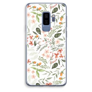 Sweet little flowers: Samsung Galaxy S9 Plus Transparant Hoesje