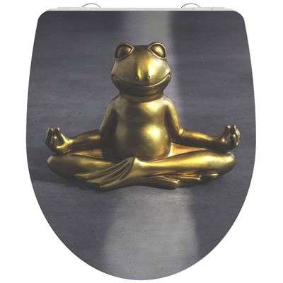 SCHÜTTE toiletbril met soft-close relaxing frog duroplast hoogglans