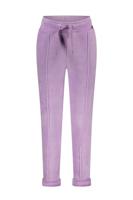 MAYCE Meisjes velvet broek - Lilac