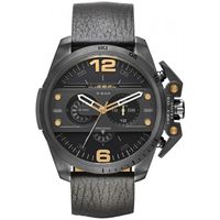 Horlogeband Diesel DZ4386 Leder Zwart 24mm