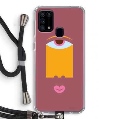 Mono V: Samsung Galaxy M31 Transparant Hoesje met koord