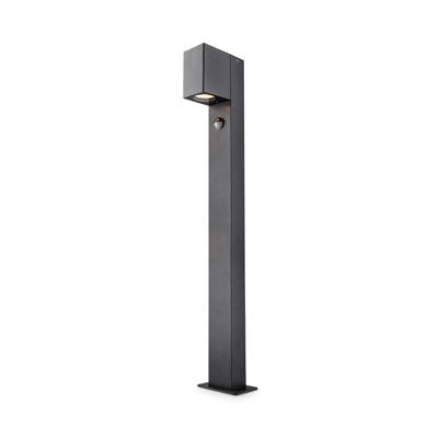 Marion LED Sokkellamp buiten zwart - 100 cm - Bewegingssensor - Padverlichting - GU10 Fitting - Max. 7 Watt - IP65 Waterdicht